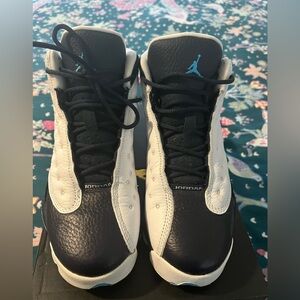 Jordan 13 Retro 5.5Y/7Women Obsidian Powder Blue White